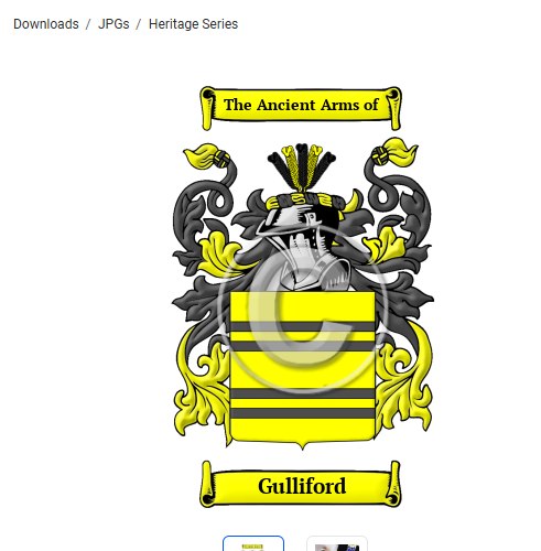 Gulliford family crest